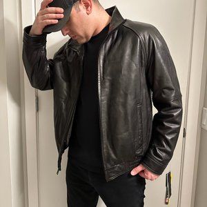 Wilsons Leather Genuine Leather Baseball Jacket